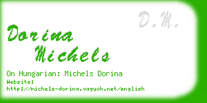 dorina michels business card